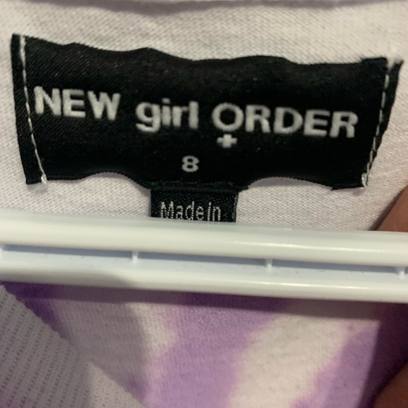 new girl order tie dye long sleeve size 8 - Picture 3 of 3